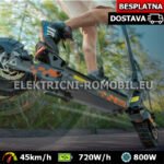 G2 Električni Romobil NAJBOLJI u Hrvatskoj Motor 800W Brzina 45km/h