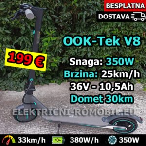 najjeftiniji električni romobili u hrvatskoj ook-tek v8 350w trgovina gdje kupiti