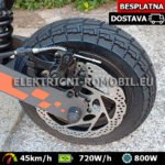 G2 Električni Romobil NAJBOLJI u Hrvatskoj Motor 800W Brzina 45km/h