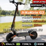 G2 Električni Romobil NAJBOLJI u Hrvatskoj Motor 800W Brzina 45km/h