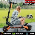 Električni Romobil G3 Skuter na Baterije 52V Motor 1200W Brzina 50km/h