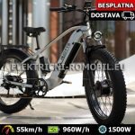 F26 DUOTTS Električni Bicikl Motor 1500W LG Punjiva Baterija 48V