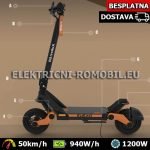 Električni Romobil G3 Skuter na Baterije 52V Motor 1200W Brzina 50km/h