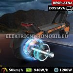 Električni Romobil G3 Skuter na Baterije 52V Motor 1200W Brzina 50km/h