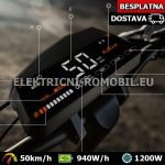 Električni Romobil G3 Skuter na Baterije 52V Motor 1200W Brzina 50km/h