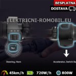 G2 Električni Romobil NAJBOLJI u Hrvatskoj Motor 800W Brzina 45km/h