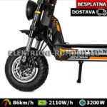 G4 Max Električni ROMOBIL 3200W Motor Skuter 60V Baterija 35Ah