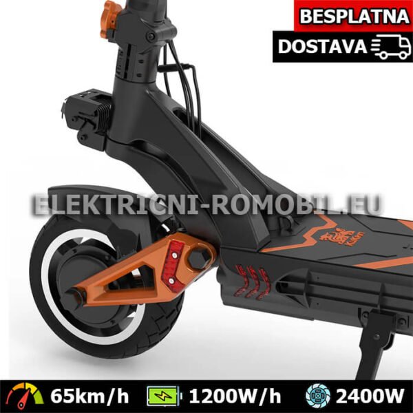 G3 PRO Električni ROMOBIL 2400W Motor Skuter 52V Baterija 23Ah BICIKL