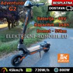 G2 Električni Romobil NAJBOLJI u Hrvatskoj Motor 800W Brzina 45km/h