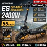 2400W Električni Romobil iENYRID ES1 Scooter na Struju Off-road 55km/h