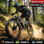 DUOTTS F26 Električni Bicikl 2x Motor 750W Baterija 20Ah - Brzina 55km/h