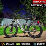 DUOTTS F26 Električni Bicikl 2x Motor 750W Baterija 20Ah - Brzina 55km/h