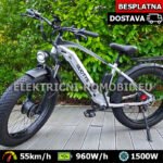 DUOTTS F26 Električni Bicikl 2x Motor 750W Baterija 20Ah - Brzina 55km/h