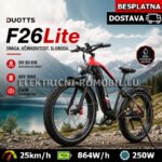 DUOTTS F26Lite 750W MTB Električni Bicikl | Off-Road E-Bike s 18Ah Baterijom