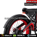 DUOTTS N26 Električni Bicikl 2x750W Samsung 48V 20Ah